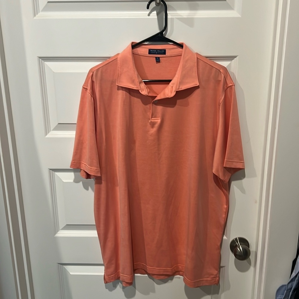Peter Millar Polo - XL - Salmon/Peach